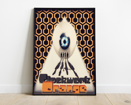affiche cinéma orange mécanique